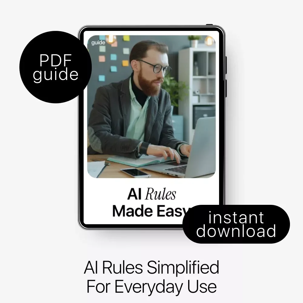 AI Rules Made Easy: A Simple Guide to AI Ethics Policies Explained Simply – Digital Download for Teams, Professionals, and Everyday AI Users