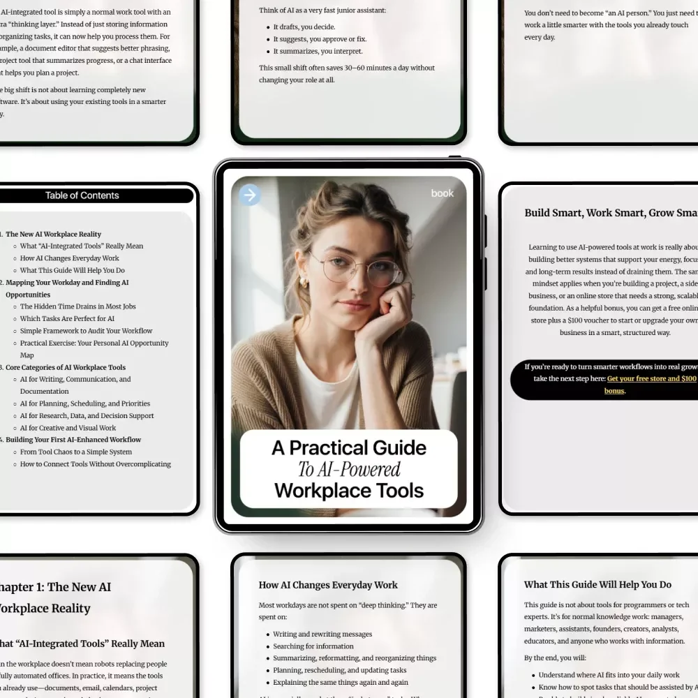 A Practical Guide to AI-Powered Workplace Tools: Mastering Workplace Tools Integrated with AI for Productivity, Workflow, and Team Efficiency