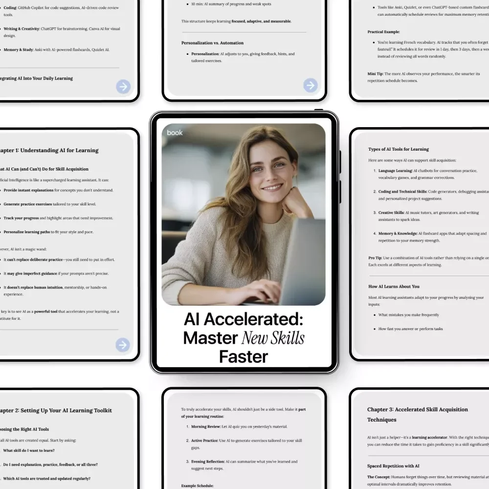 AI Accelerated: Master New Skills Faster | Smart Guide to ai for learning new skills faster, Productivity & Personal Growth Download