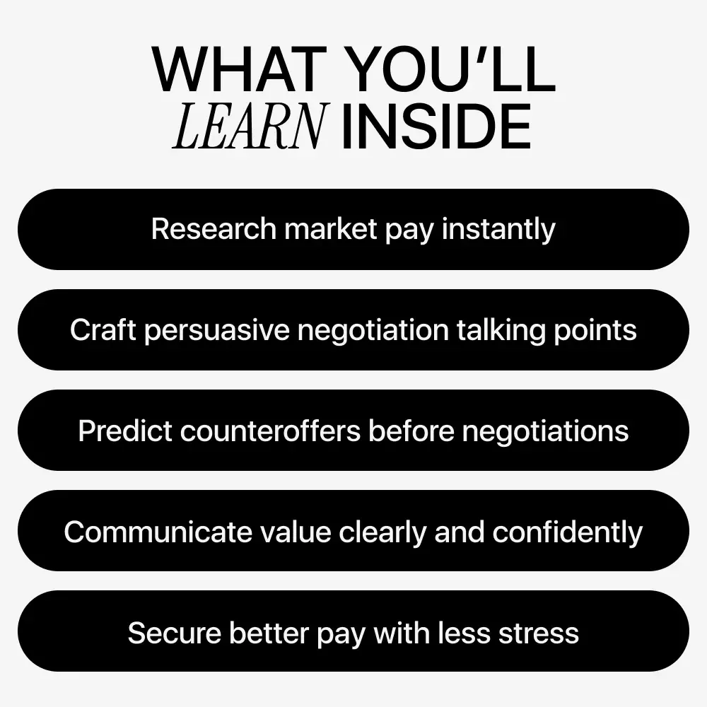 How to Use AI to Negotiate Your Salary – Smart Career Guide for Higher Pay, AI-Powered Salary Negotiation Strategy, Professional Growth Digital Download