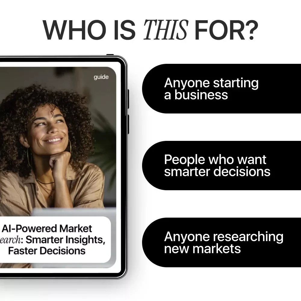 AI-Powered Market Research: Smarter Insights, Faster Decisions | Practical Guide on how to do market research with ai for Entrepreneurs & Marketers