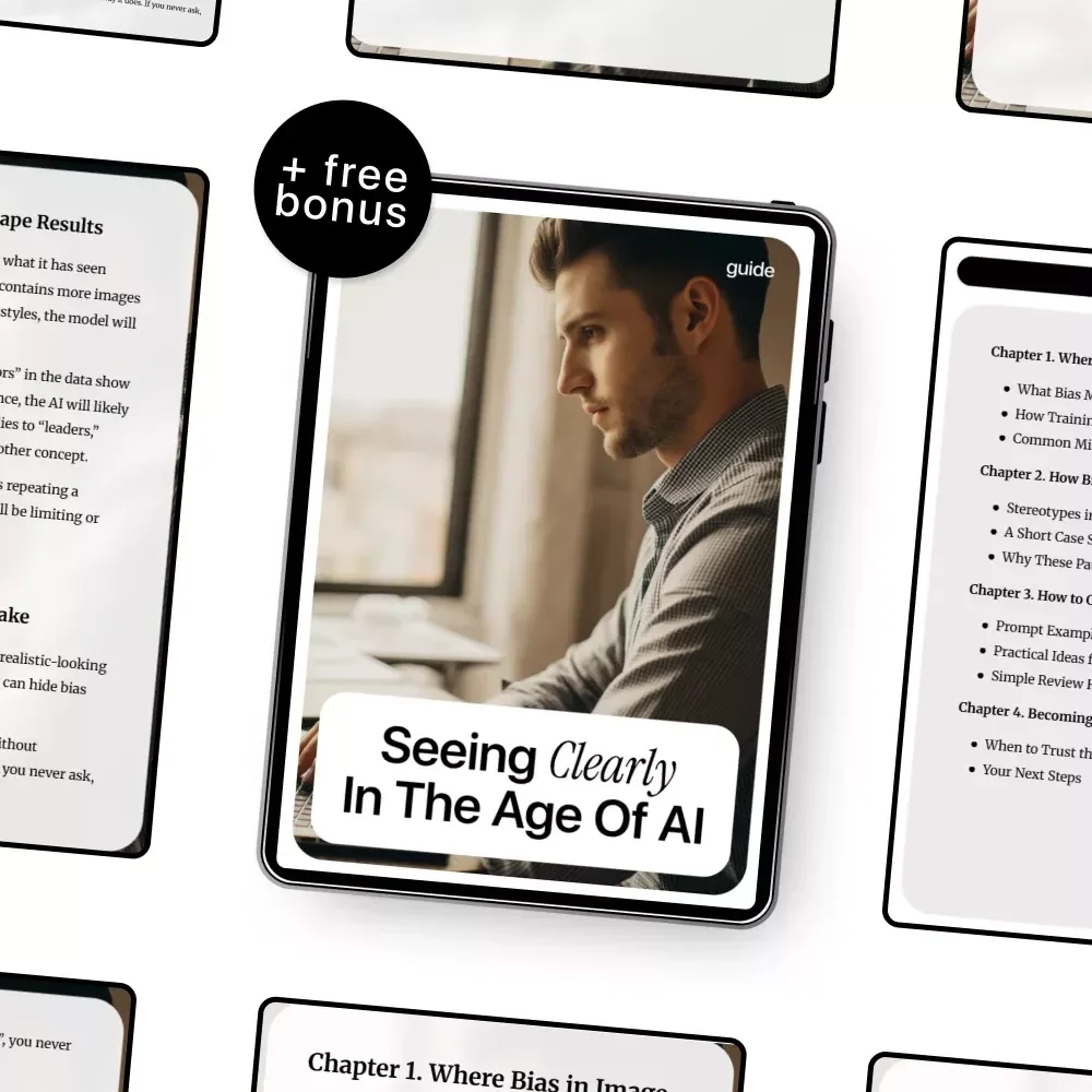 Seeing Clearly in the Age of AI | Visual Bias Awareness Guide for Ethical Image Creation, Prompting & Responsible AI Use