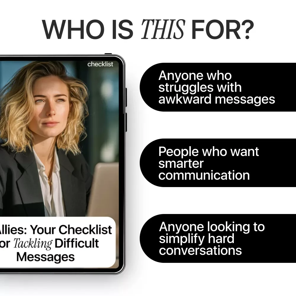 AI Allies: Your Checklist for Tackling Difficult Messages | Smart AI Help for Difficult Messages, Clear Communication & Confident Replies