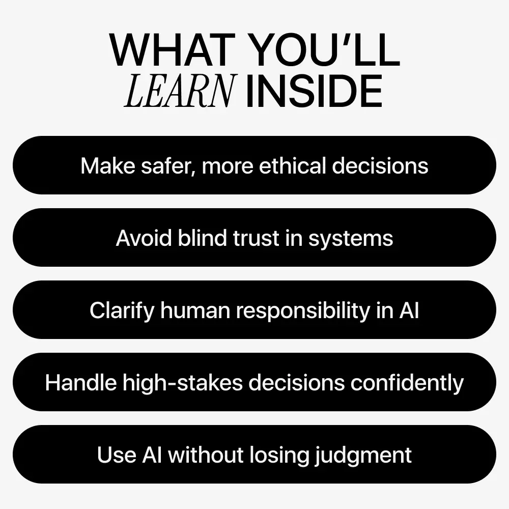 When Humans Should Override AI Decisions | AI Ethics Guide, Human Oversight eBook, Responsible AI Decision-Making Download