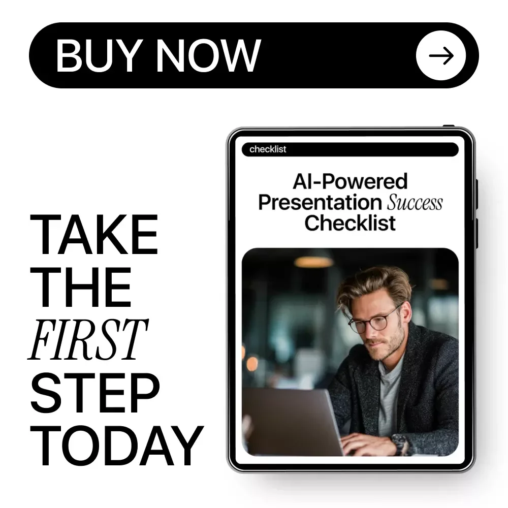 AI-Powered Presentation Success Checklist | Digital Download Presentation Guide, AI Presentation Checklist, Smart Slides eBook for Confident Speaking