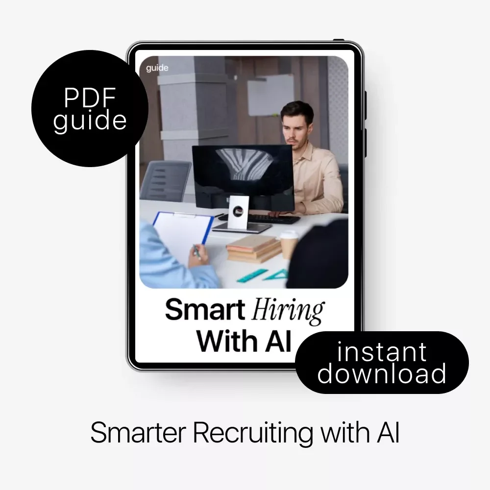 Smart Hiring with AI Guide | AI in Recruiting Workflows | Digital Recruiting eBook for Faster, Smarter Talent Acquisition