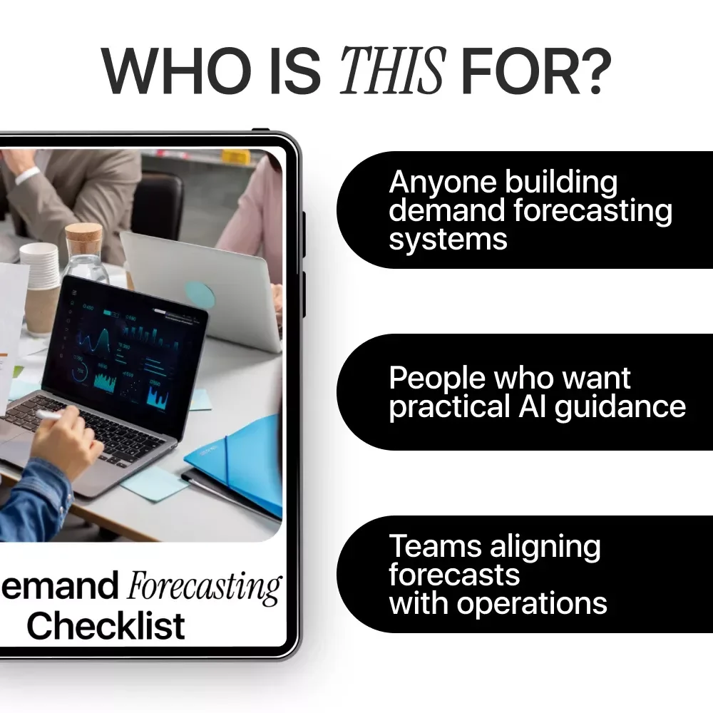 AI Demand Forecasting Checklist | Practical AI in Demand Forecasting Guide for Inventory, Supply Chain & Planning Teams