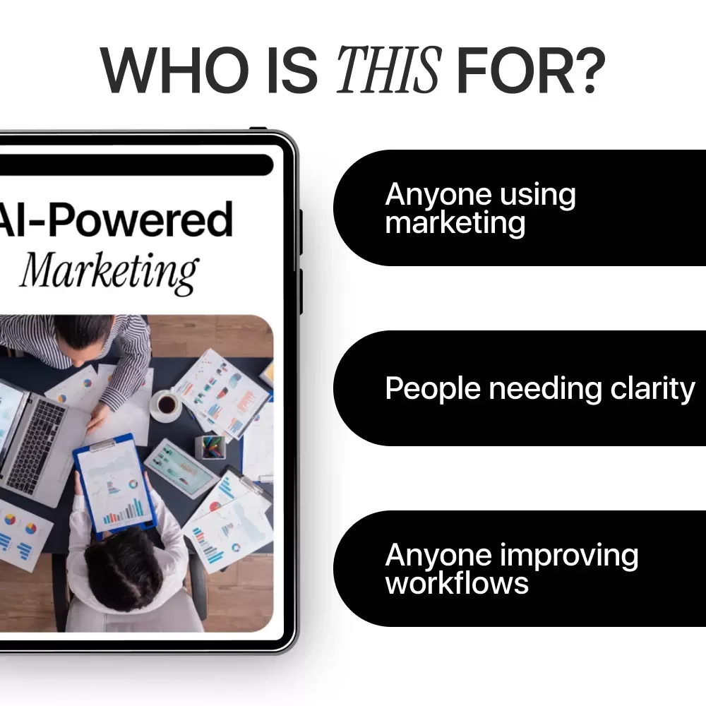 AI-Powered Marketing | Modern Marketing Strategy eBook for Marketers | Digital Download Guide for Using ai in marketing campaigns | AI Copywriting, Trend Analysis & Prompting Toolkit