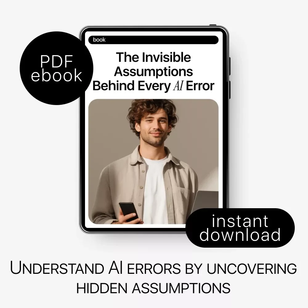The Invisible Assumptions Behind Every AI Error – AI Ethics Guide, Bias & Data Checklist, Smarter AI Decision-Making eBook