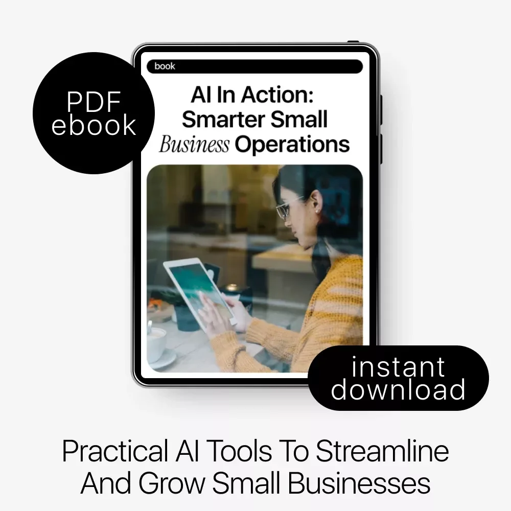 AI in Action: Smarter Small Business Operations | Practical Ebook Guide to ai in small business operations, Automation, Marketing & Growth
