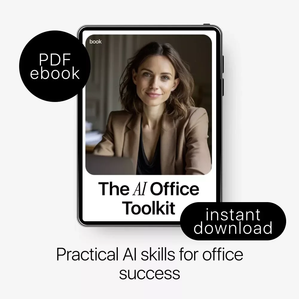 The AI Office Toolkit – Practical eBook for ai skills for office workers, Boost Productivity, Automation & Smarter Office Work