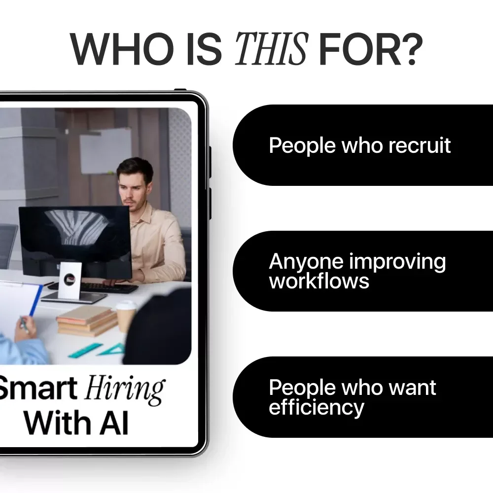 Smart Hiring with AI Guide | AI in Recruiting Workflows | Digital Recruiting eBook for Faster, Smarter Talent Acquisition