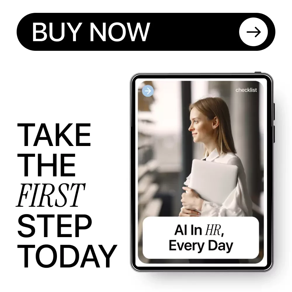 AI in HR, Every Day – HR Task Automation Checklist for Recruiters, People Teams & Hiring Managers | Digital Download | ai in hr daily tasks