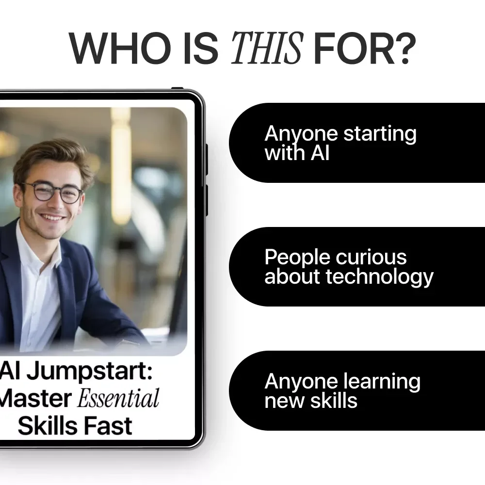 AI Jumpstart: Master Essential Skills Fast | Beginner-Friendly Ebook on ai skills to learn first