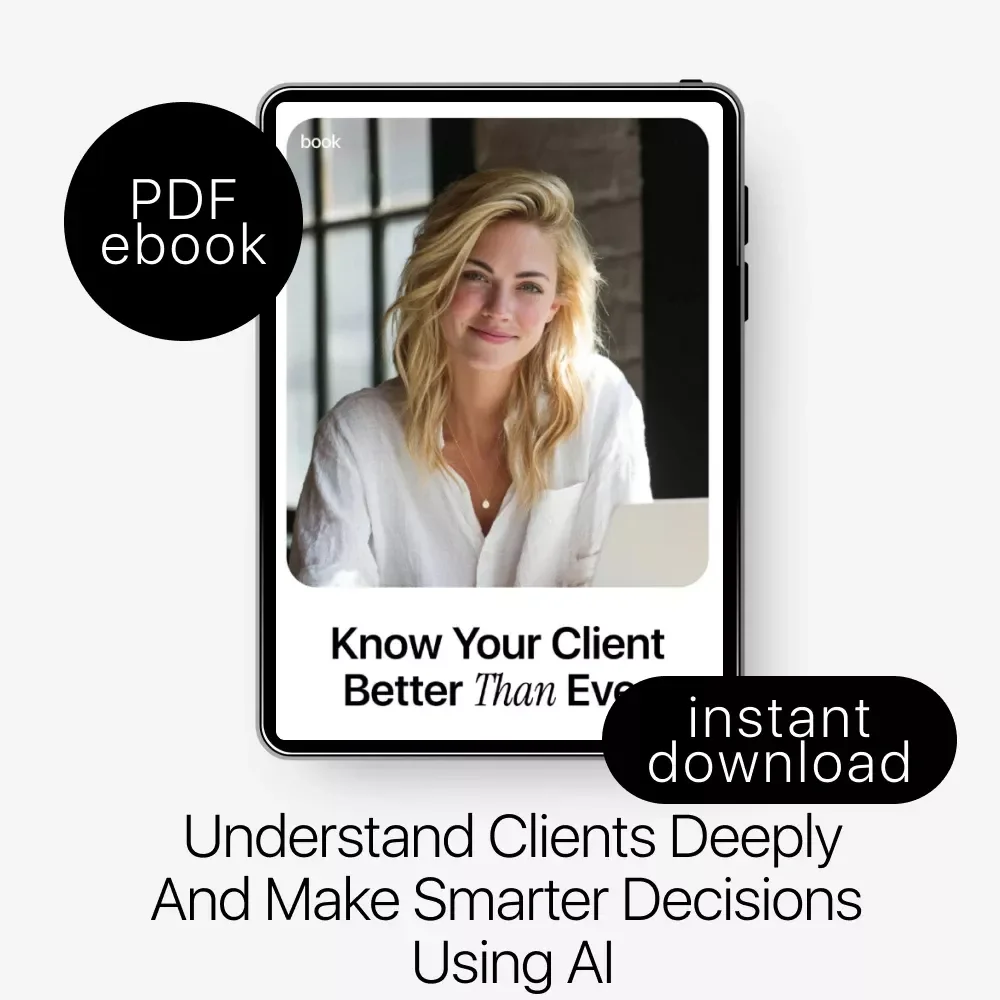 Know Your Client Better Than Ever – Practical eBook for Smarter Decisions Using Client Research with AI