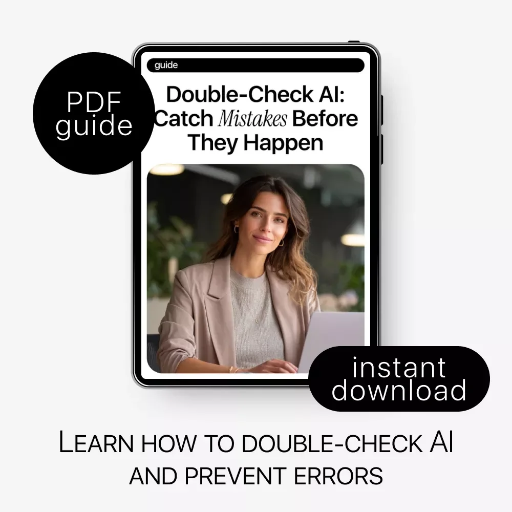 Double-Check AI: Catch Mistakes Before They Happen – Smart Guide to AI Accuracy, Trust & ai double checking strategies