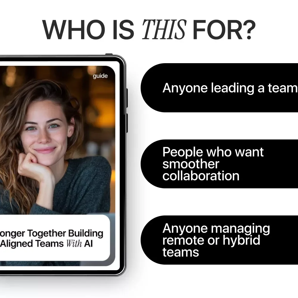 Stronger Together Building Aligned Teams with AI – Ultimate Guide to Team Alignment Using AI, eBook for Leadership, Communication & Strategy