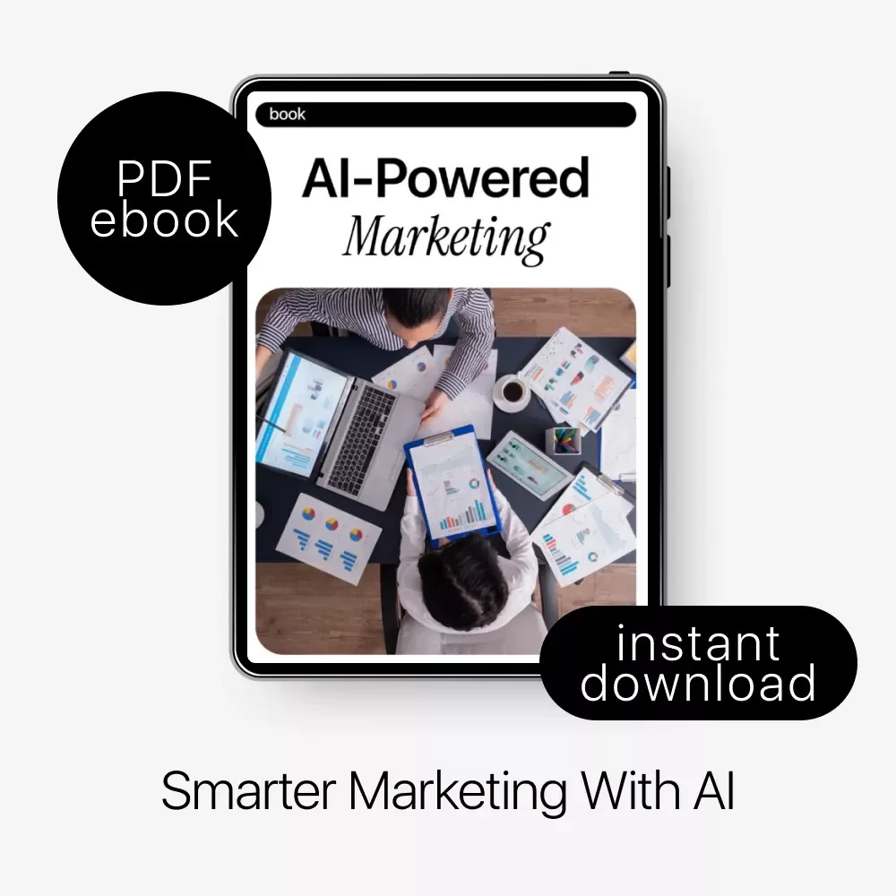 AI-Powered Marketing | Modern Marketing Strategy eBook for Marketers | Digital Download Guide for Using ai in marketing campaigns | AI Copywriting, Trend Analysis & Prompting Toolkit