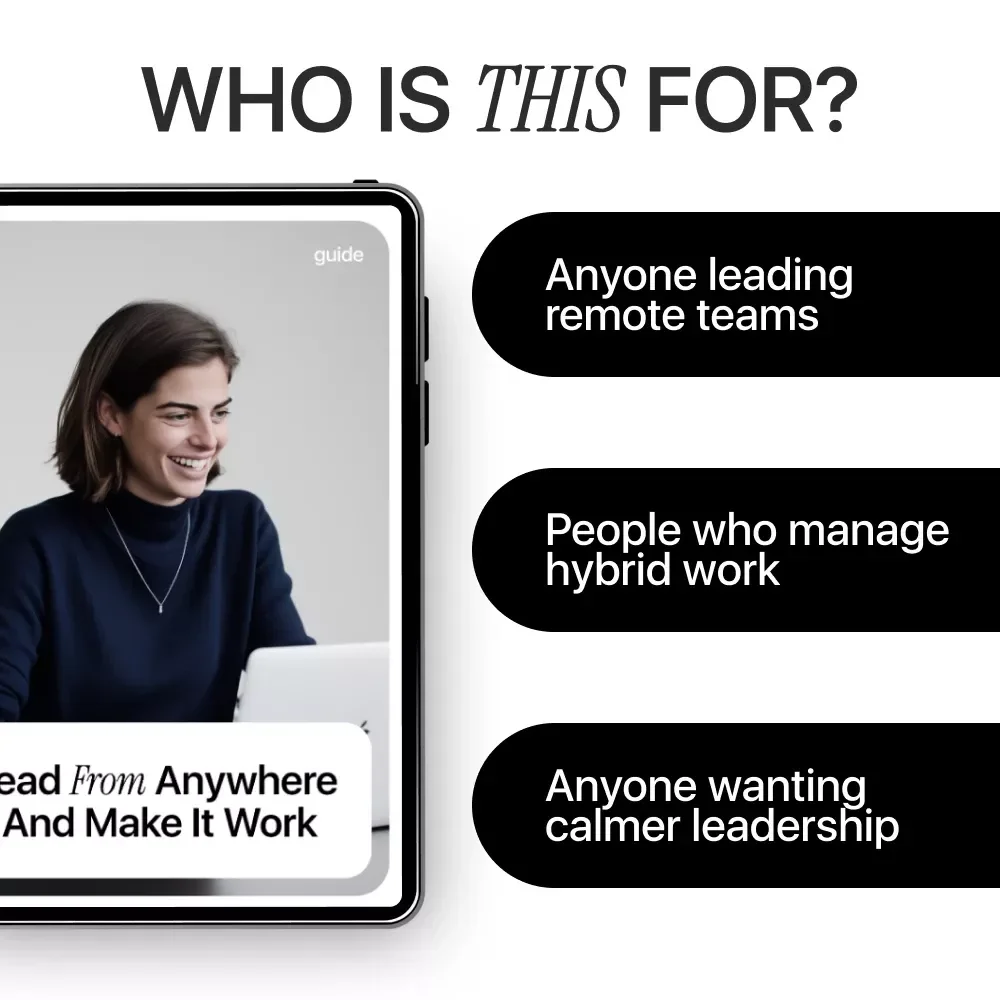 Lead From Anywhere and Make It Work | Practical Guide to Leadership in Remote Teams With AI for Modern Managers