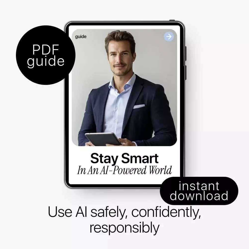 Stay Smart in an AI-Powered World | Practical Guide to ai security basics explained | Digital Download Guide for Safer Everyday AI Use