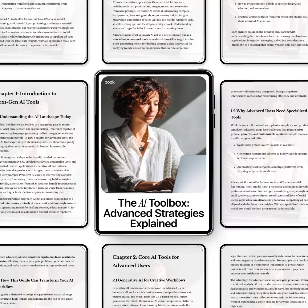 The AI Toolbox: Advanced Strategies Explained – Next-Gen Digital eBook for Power Users, new ai tools for advanced users Guide, Pro-Level AI Workflow Playbook