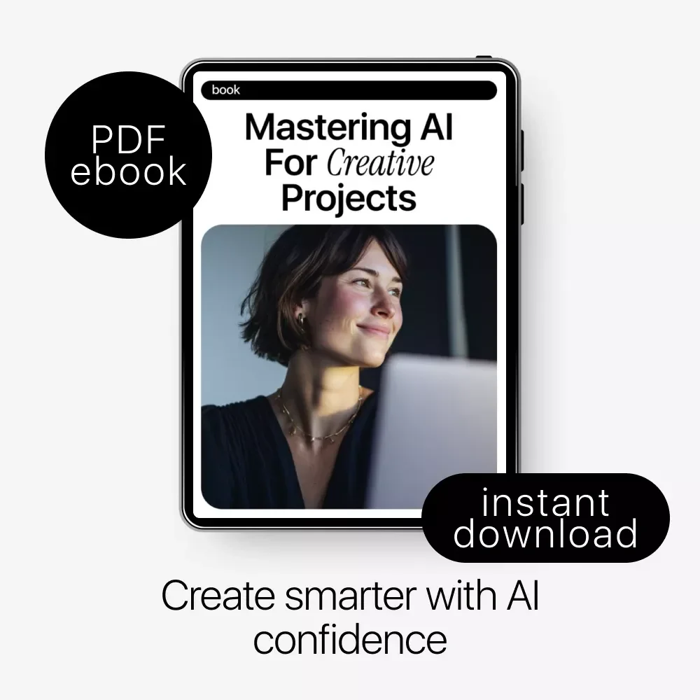 Mastering AI for Creative Projects – Practical Ebook for Building ai skills for creatives, Designers, Writers & Digital Artists