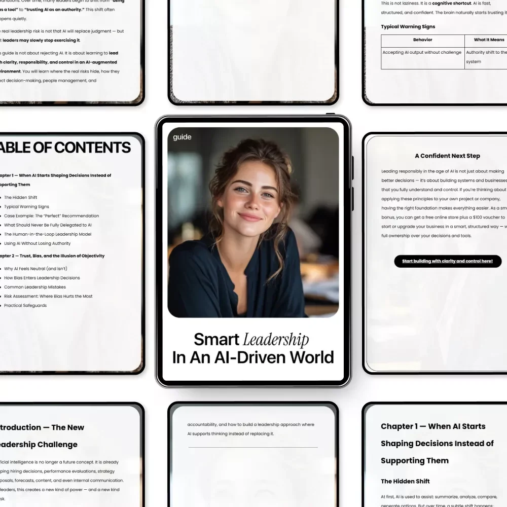 Smart Leadership in an AI-Driven World: Essential Guide on Leadership Risks Related to AI Use, Bias, and Accountability for Modern Decision-Makers