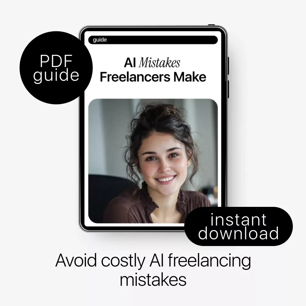 AI Mistakes Freelancers Make – A Practical Guide to Avoid Freelancer Mistakes with AI, Work Smarter, Protect Your Value & Build a Real Competitive Edge