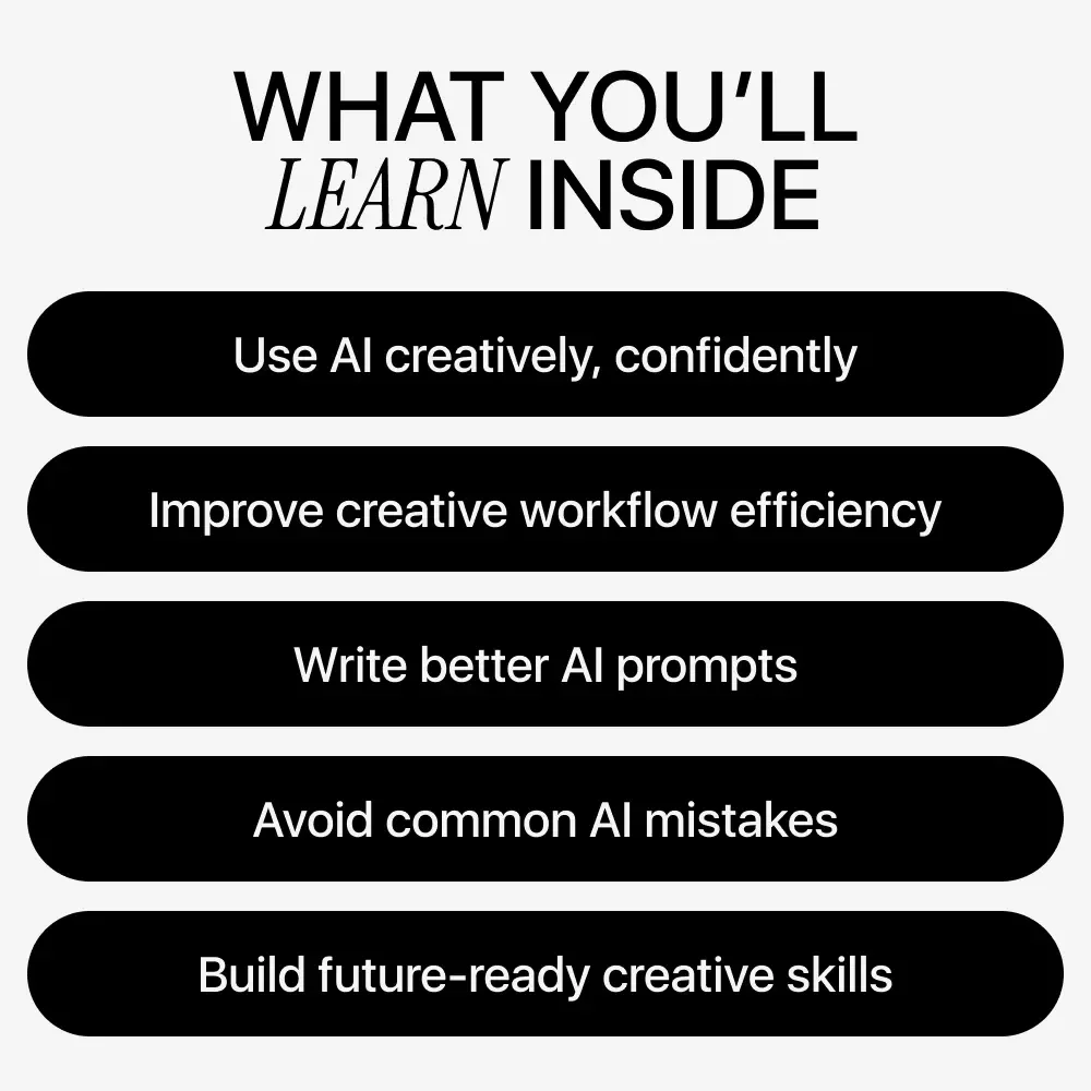 Mastering AI for Creative Projects – Practical Ebook for Building ai skills for creatives, Designers, Writers & Digital Artists