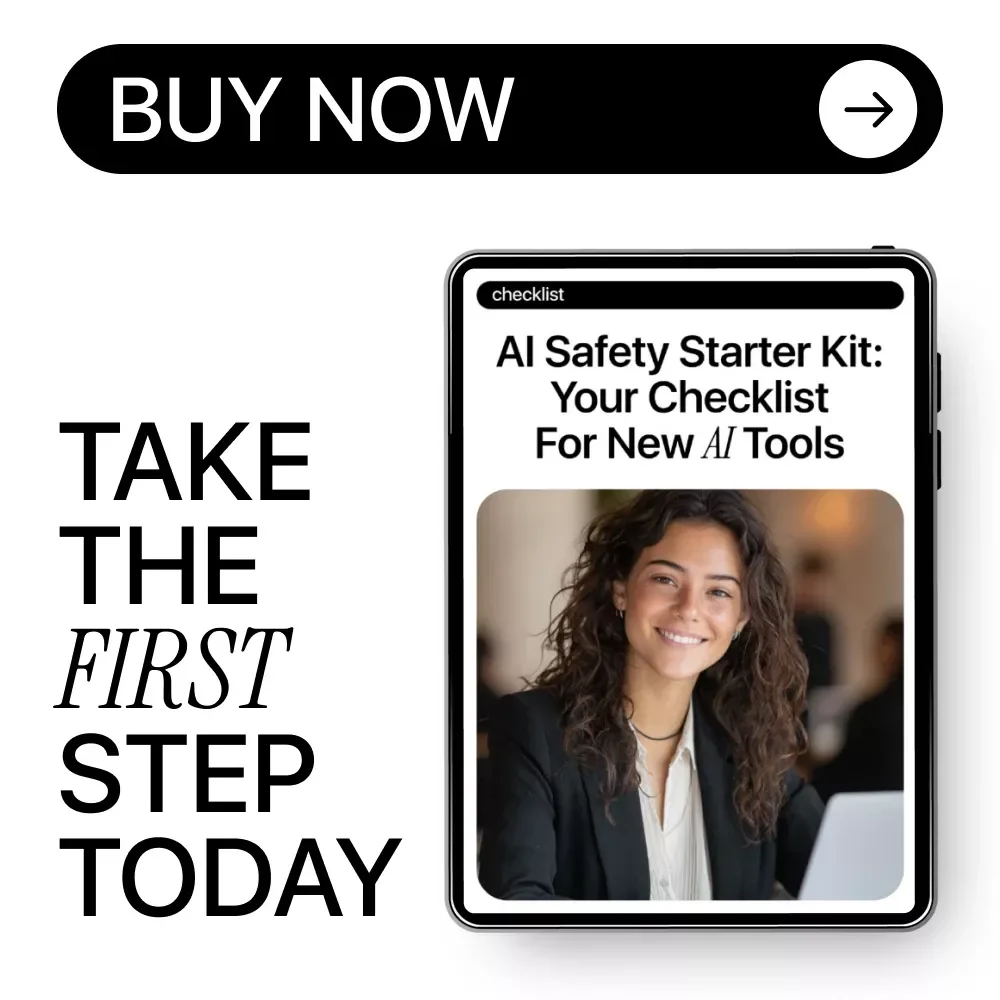 AI Safety Starter Kit: Your Checklist for New AI Tools | Digital Download Checklist for Beginners | Essential Guide for Avoiding New AI Tools Safety Concerns