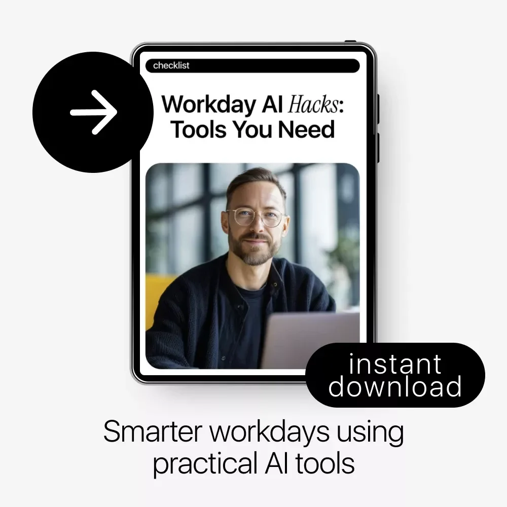 Workday AI Hacks: Tools You Need | Smart Checklist for new ai tools for work, Productivity & Automation
