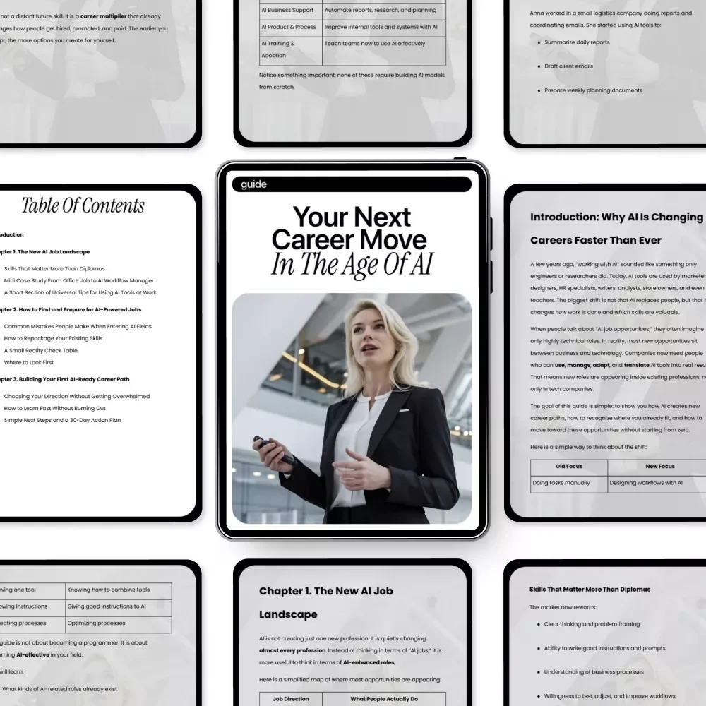 Your Next Career Move in the Age of AI – Practical Career Guide for Navigating ai job opportunities with ai, Future-Proof Skills & 30-Day Action Plan