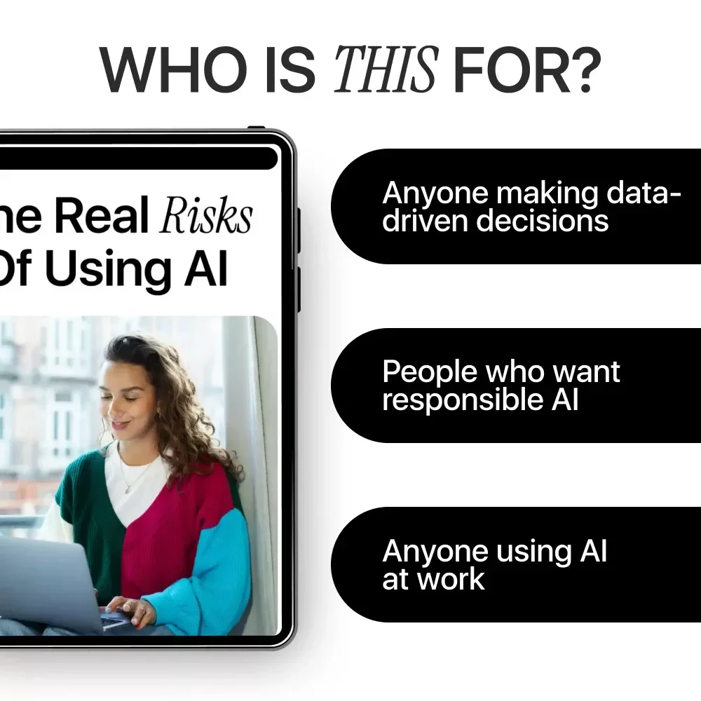 The Real Risks of Using AI – Practical Guide to AI Ethics Concerns, Bias, Privacy & Responsible AI Decisions | Instant Digital Download