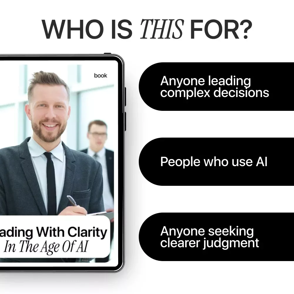 Leading with Clarity in the Age of AI | Leadership Decision Making with AI Support eBook for Modern Leaders