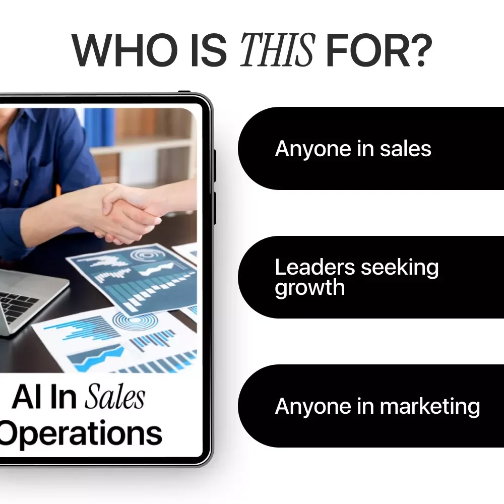 AI in Sales Operations | High-Converting Sales Playbook | AI in Sales Operations eBook for Lead Generation, Forecasting, Workflows & Sales Enablement | Digital Download