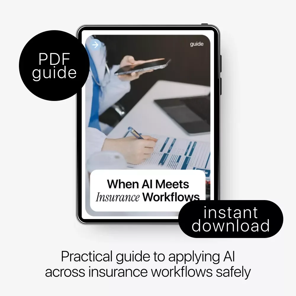 When AI Meets Insurance Workflows | Practical Guide to ai in insurance workflows for Underwriting, Claims & Customer Service