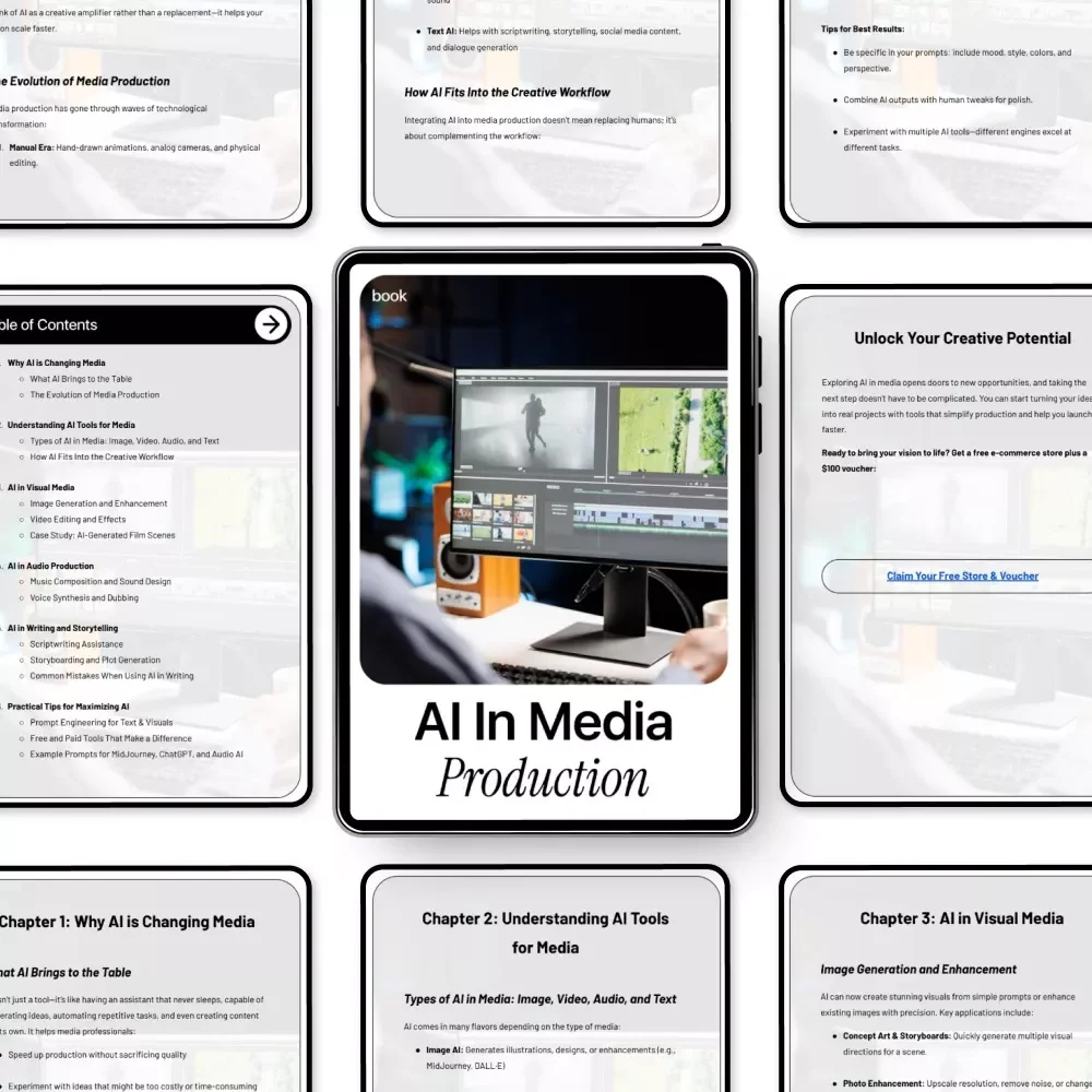 AI in Media Production | Practical Guide to Using AI Tools for Video, Audio & Storytelling