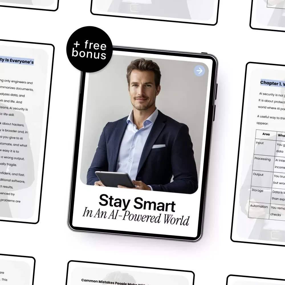 Stay Smart in an AI-Powered World | Practical Guide to ai security basics explained | Digital Download Guide for Safer Everyday AI Use