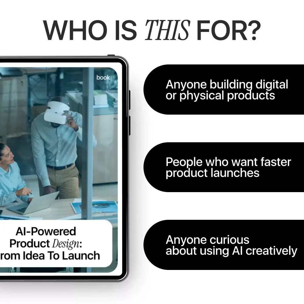 AI-Powered Product Design: From Idea to Launch | Practical Ebook on ai in product development for Creators, Founders & Product Teams