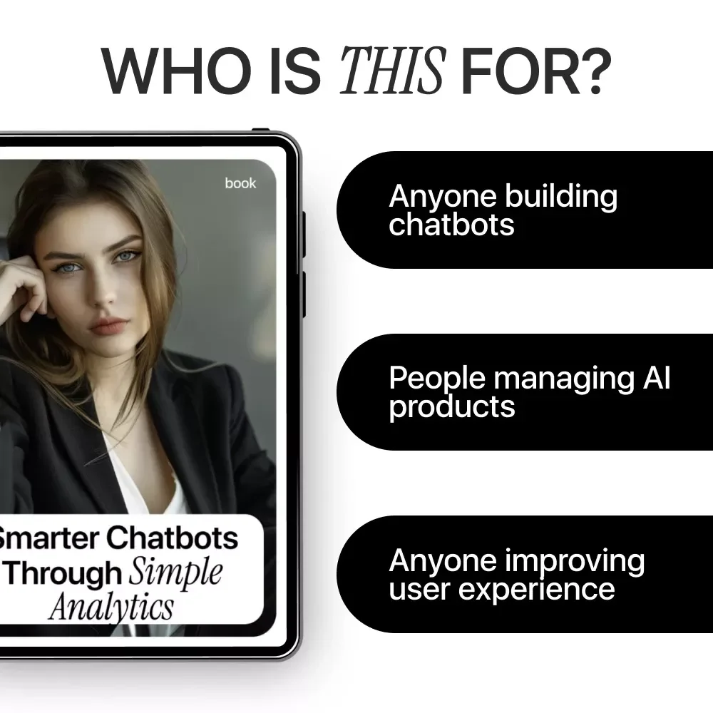 Smarter Chatbots Through Simple Analytics – Practical eBook Guide to ai chatbot analytics basics for Product, UX & Support Teams