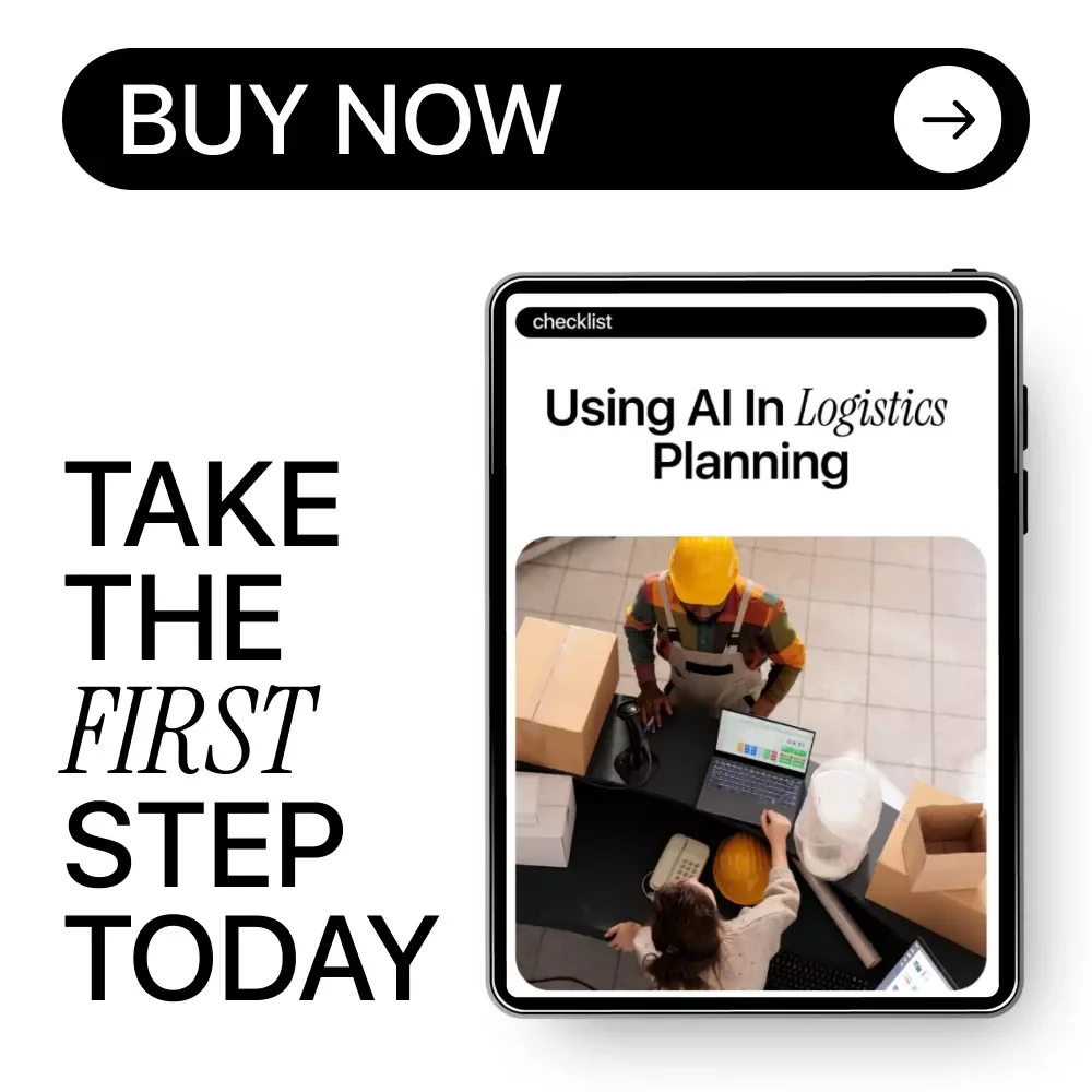 Using AI in Logistics Planning Checklist | AI in Logistics Planning | Supply Chain Optimization Digital Download
