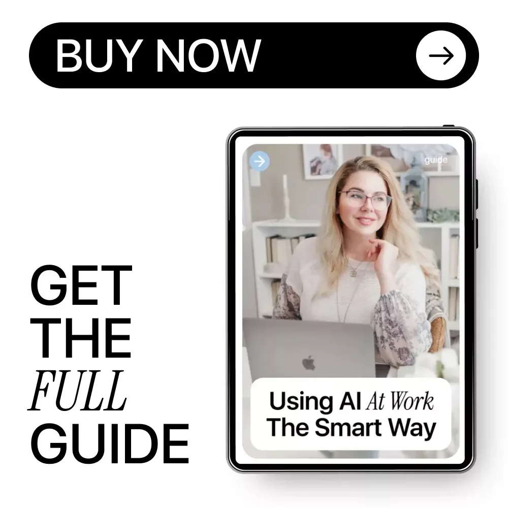 Using AI at Work the Smart Way – Practical Guide for Responsible AI Use at Work, Productivity, Trust & Quality