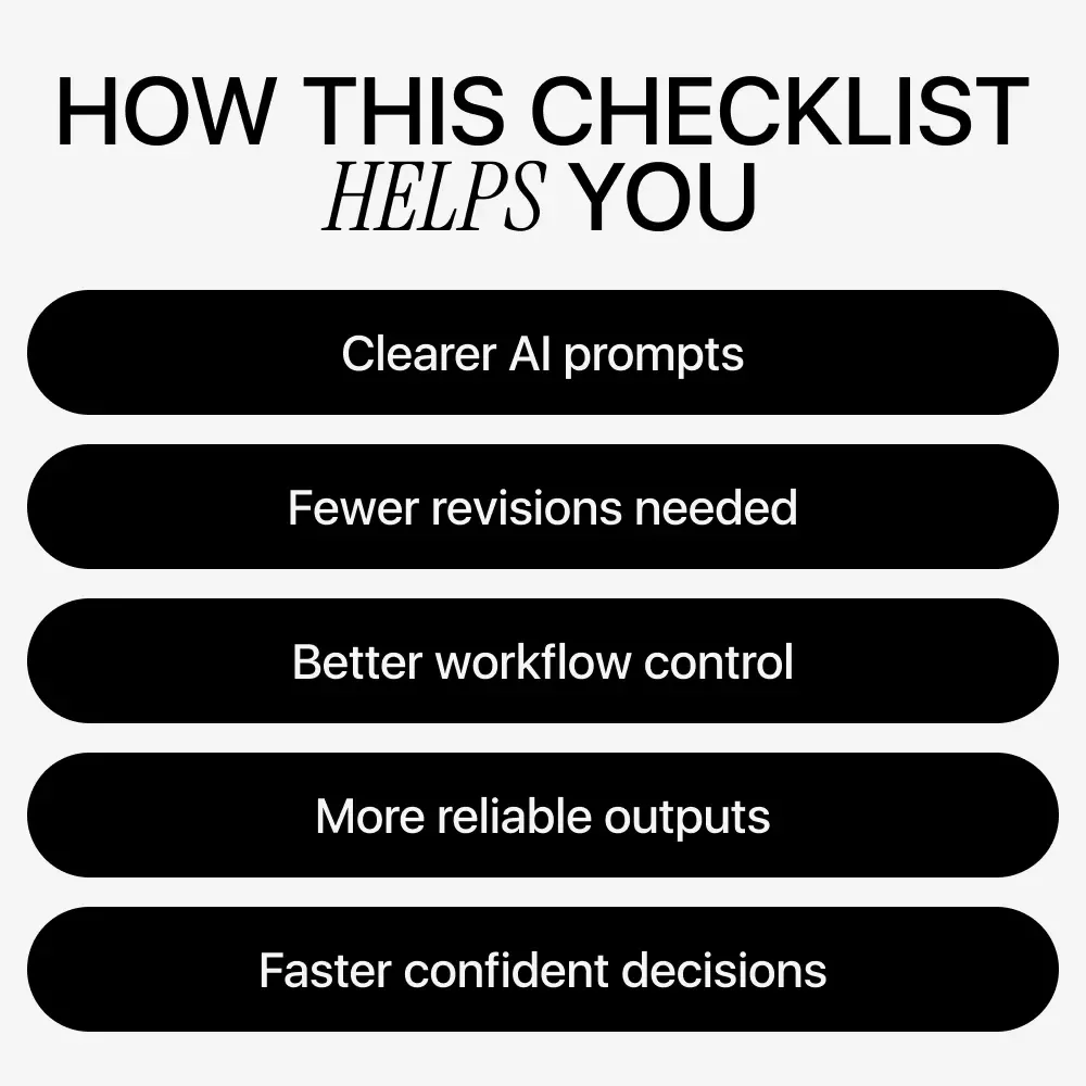 AI Productivity Mistakes to Avoid – Practical Checklist for Smarter Workflows, Better Prompts, and Real Results with AI