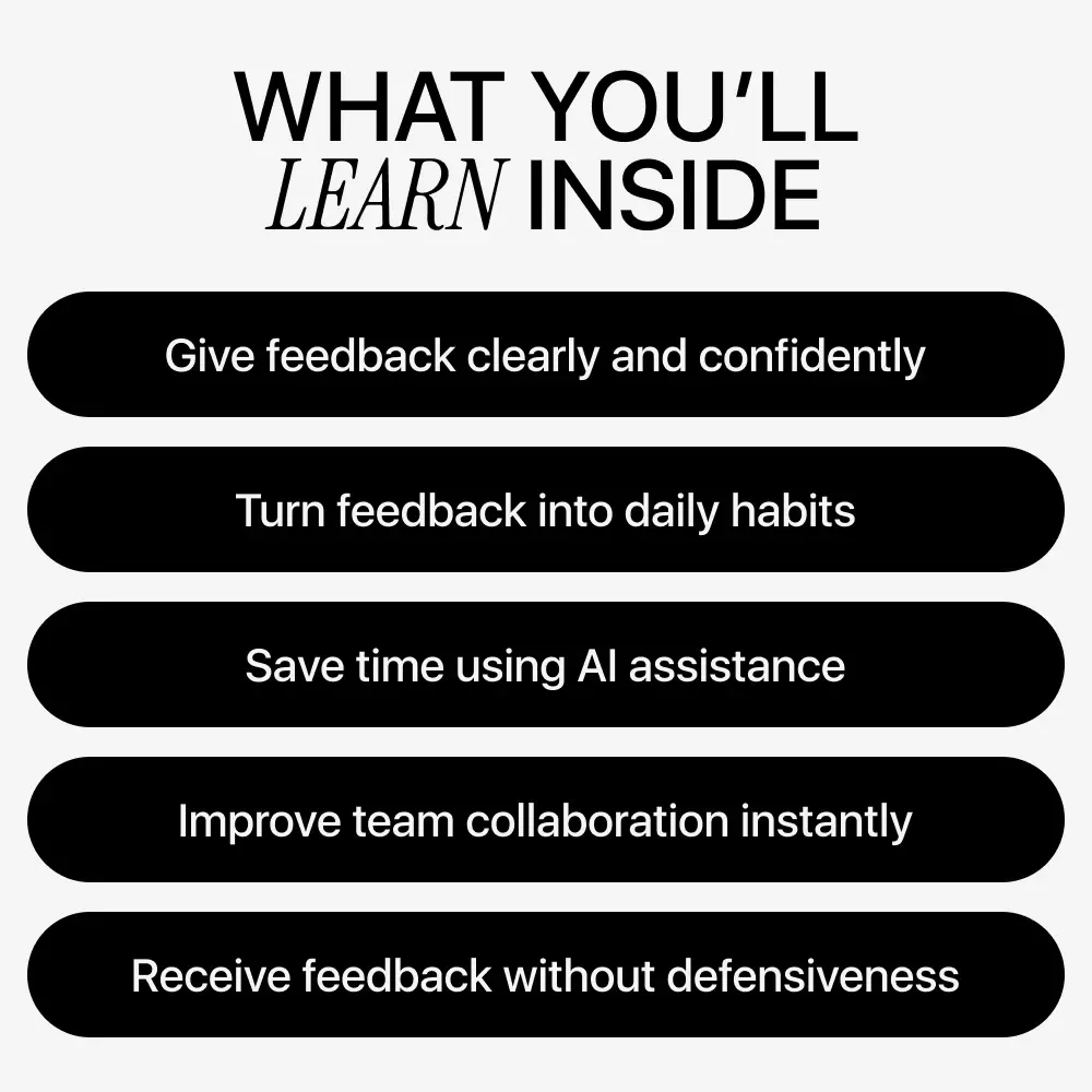Speak Clearly Be Heard Build Better Feedback – Digital Guide to Feedback Skills with AI Assistance
