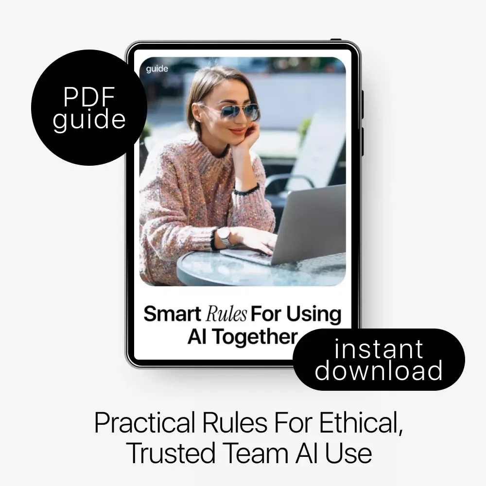 Smart Rules for Using AI Together – A Practical Team Guide for ai ethics guidelines for teams, Ethical AI Use, and Clear Workplace Standards