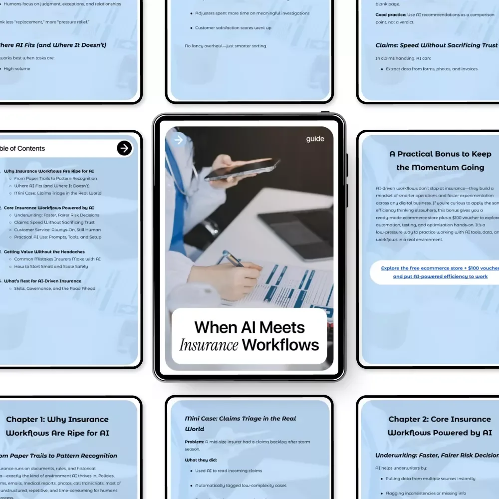When AI Meets Insurance Workflows | Practical Guide to ai in insurance workflows for Underwriting, Claims & Customer Service
