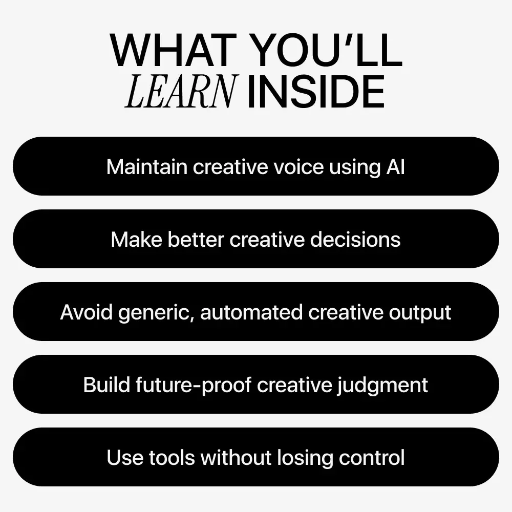 The Creative Edge That Still Belongs to You | A Practical Guide to creativity as human advantage vs ai for Designers, Writers & Modern Creatives