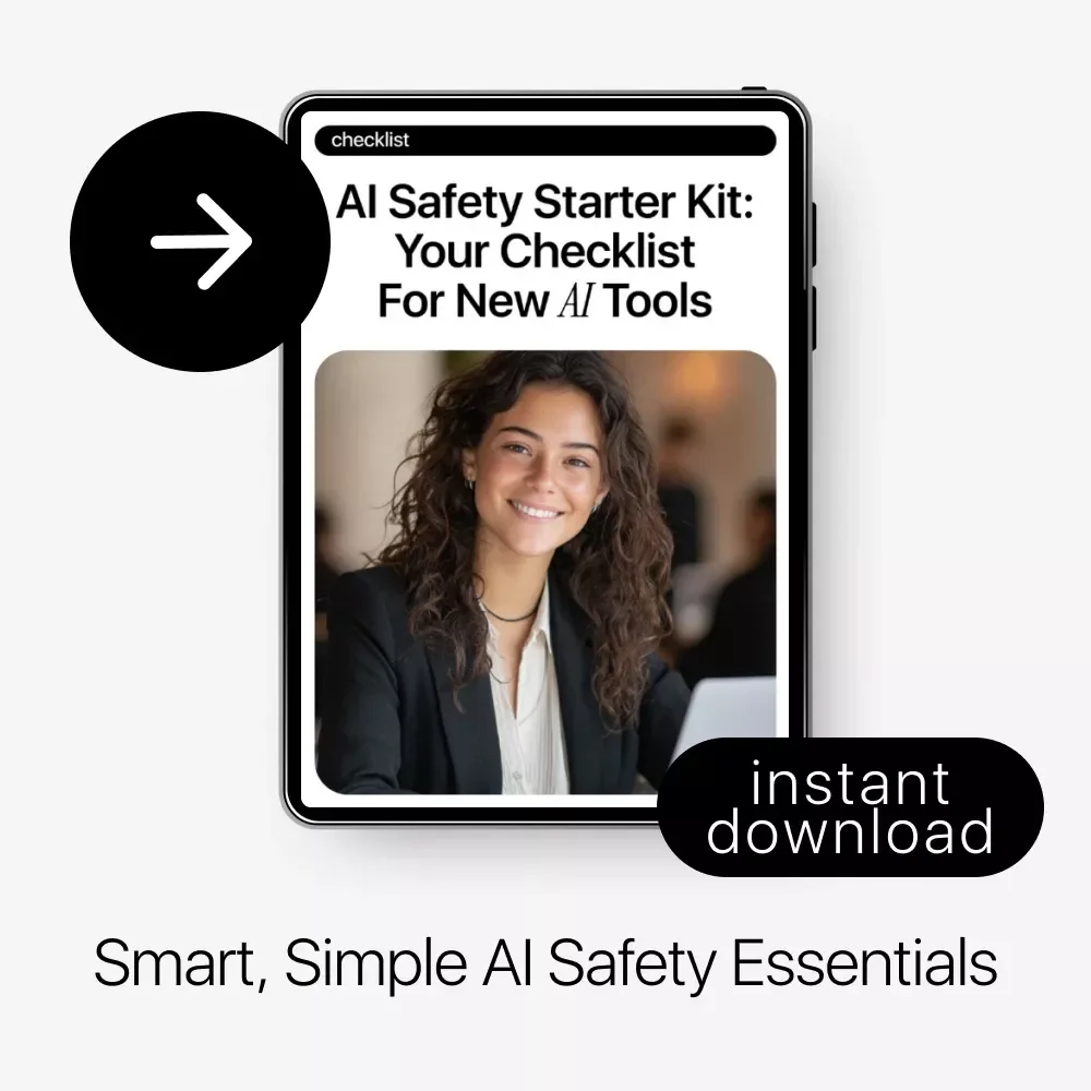 AI Safety Starter Kit: Your Checklist for New AI Tools | Digital Download Checklist for Beginners | Essential Guide for Avoiding New AI Tools Safety Concerns