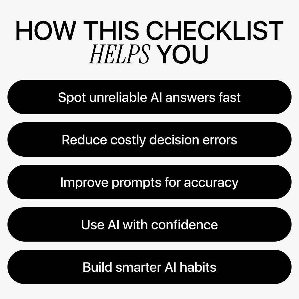 Spotting and Fixing AI Chatbot Accuracy Issues – Practical Checklist for Catching ai chatbot response accuracy issues, Improving AI Output, and Making Smarter Decisions with Chatbots