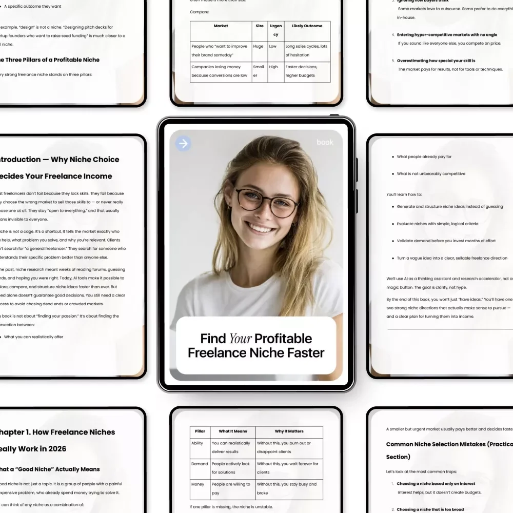 Find Your Profitable Freelance Niche Faster – Smart Guide to Freelancer Niche Research with AI for Beginners & Experienced Freelancers
